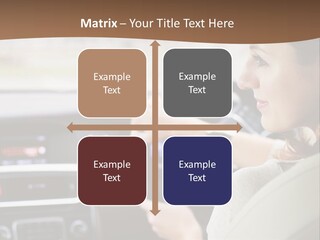 Driving Girl PowerPoint Template