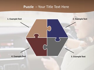 Driving Girl PowerPoint Template