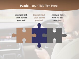 Driving Girl PowerPoint Template