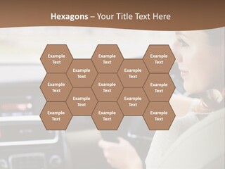 Driving Girl PowerPoint Template
