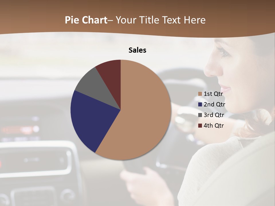Driving Girl PowerPoint Template