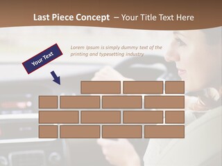 Driving Girl PowerPoint Template