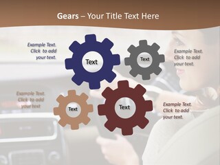 Driving Girl PowerPoint Template