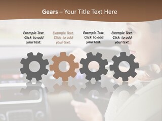 Driving Girl PowerPoint Template