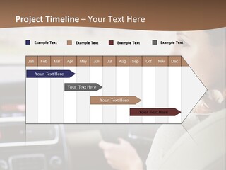 Driving Girl PowerPoint Template