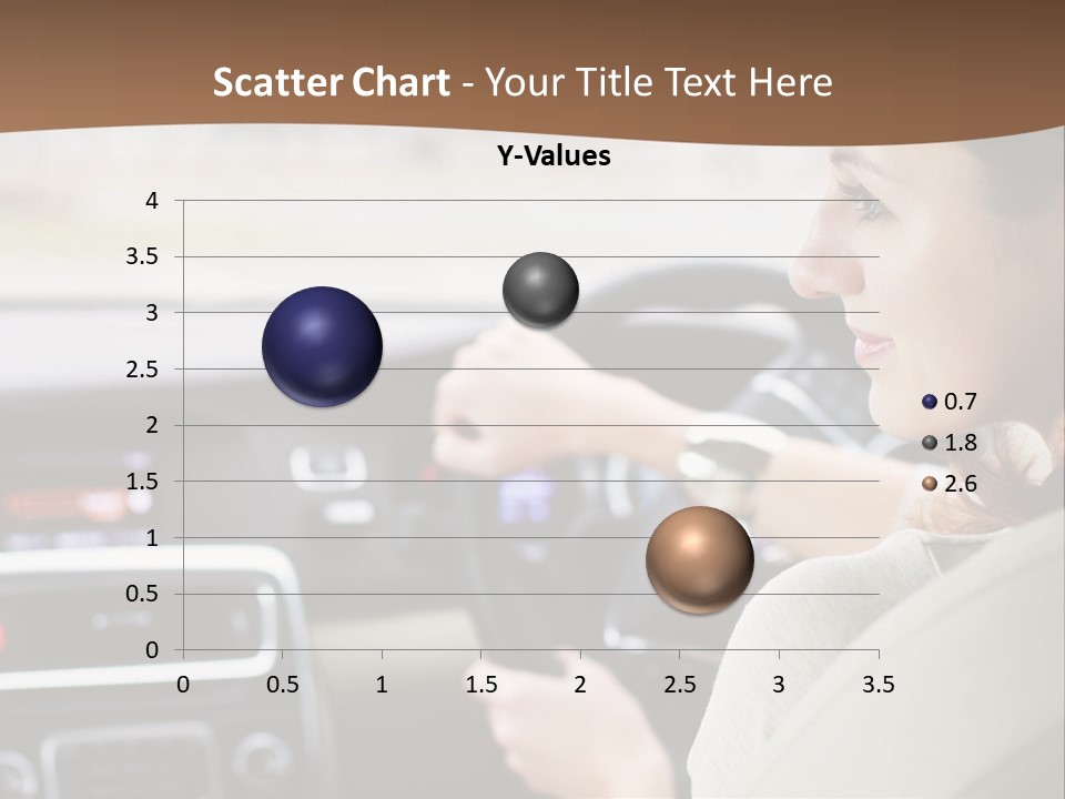 Driving Girl PowerPoint Template