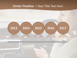 Driving Girl PowerPoint Template