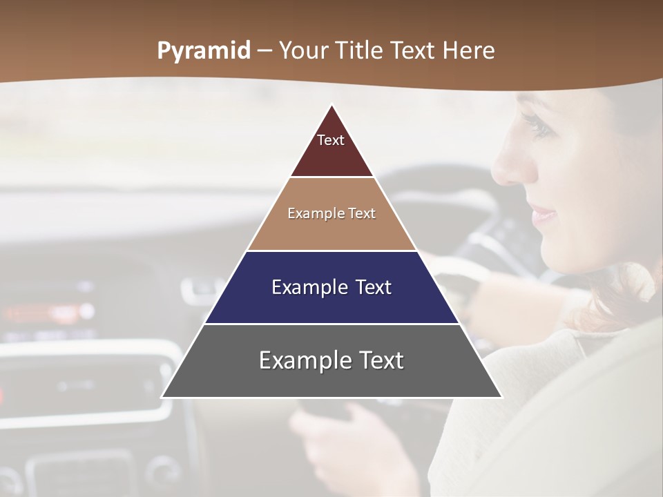 Driving Girl PowerPoint Template