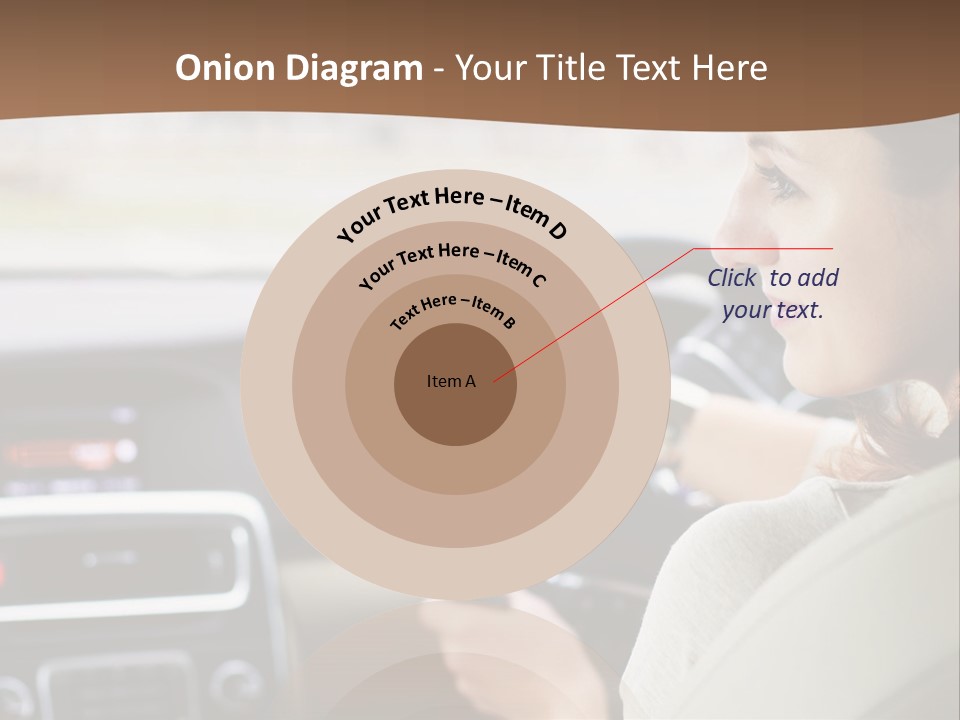 Driving Girl PowerPoint Template