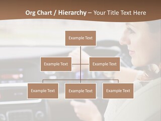 Driving Girl PowerPoint Template