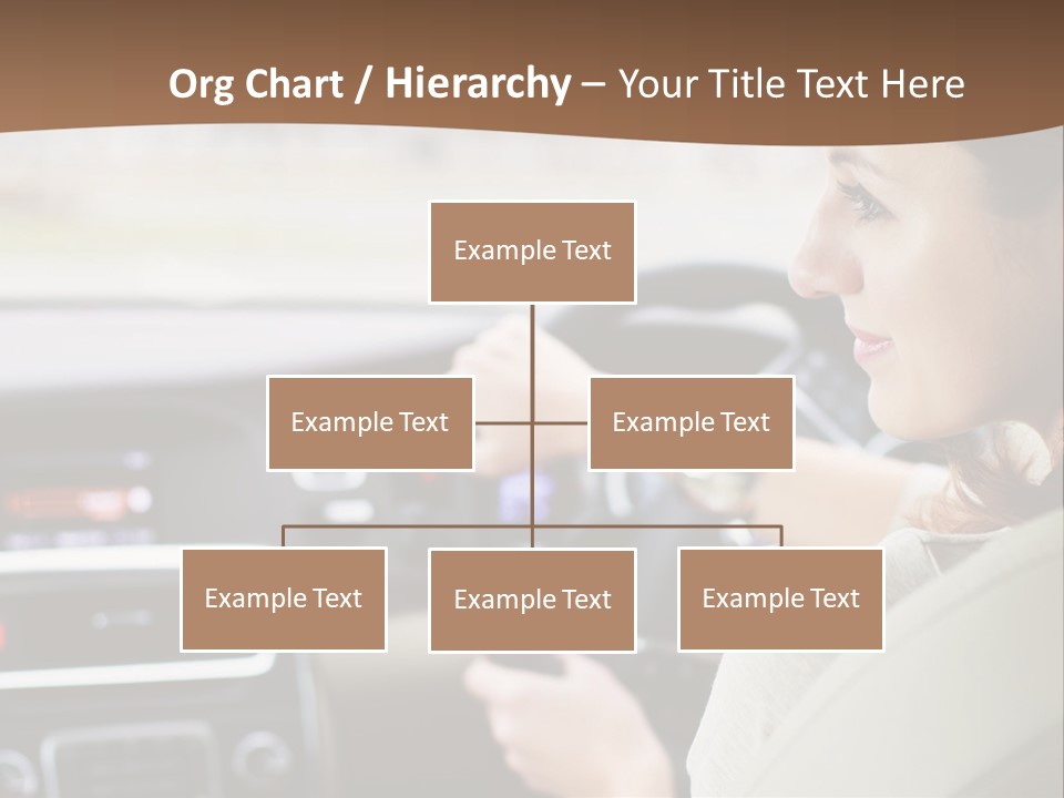 Driving Girl PowerPoint Template