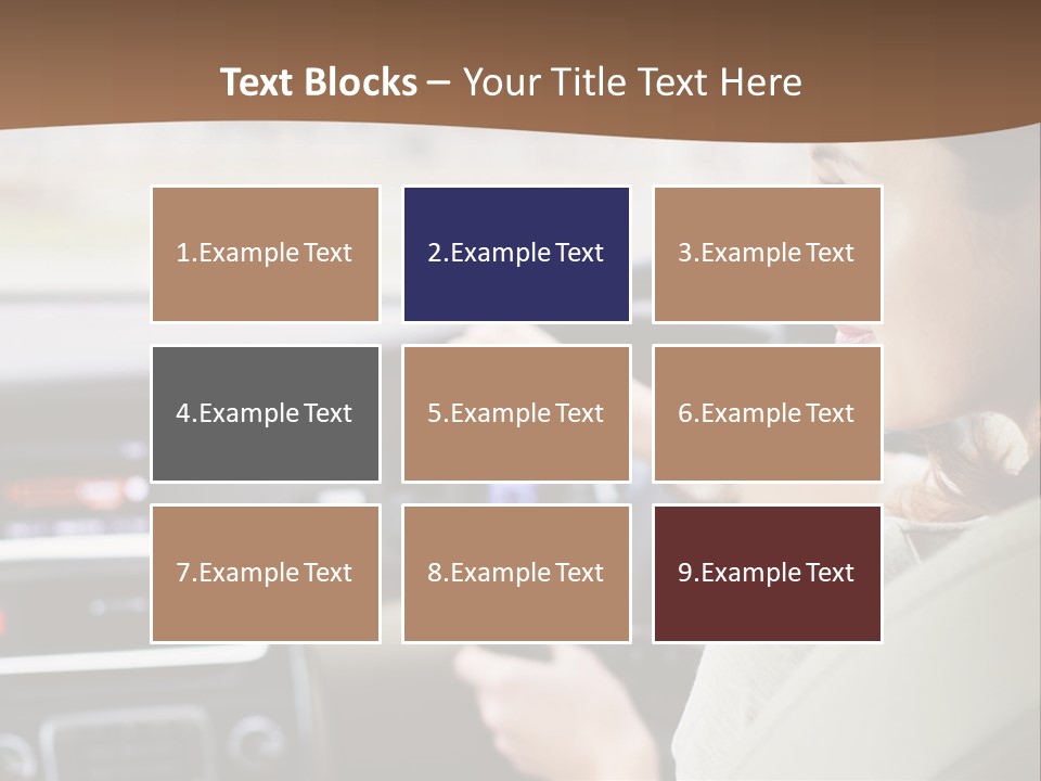 Driving Girl PowerPoint Template