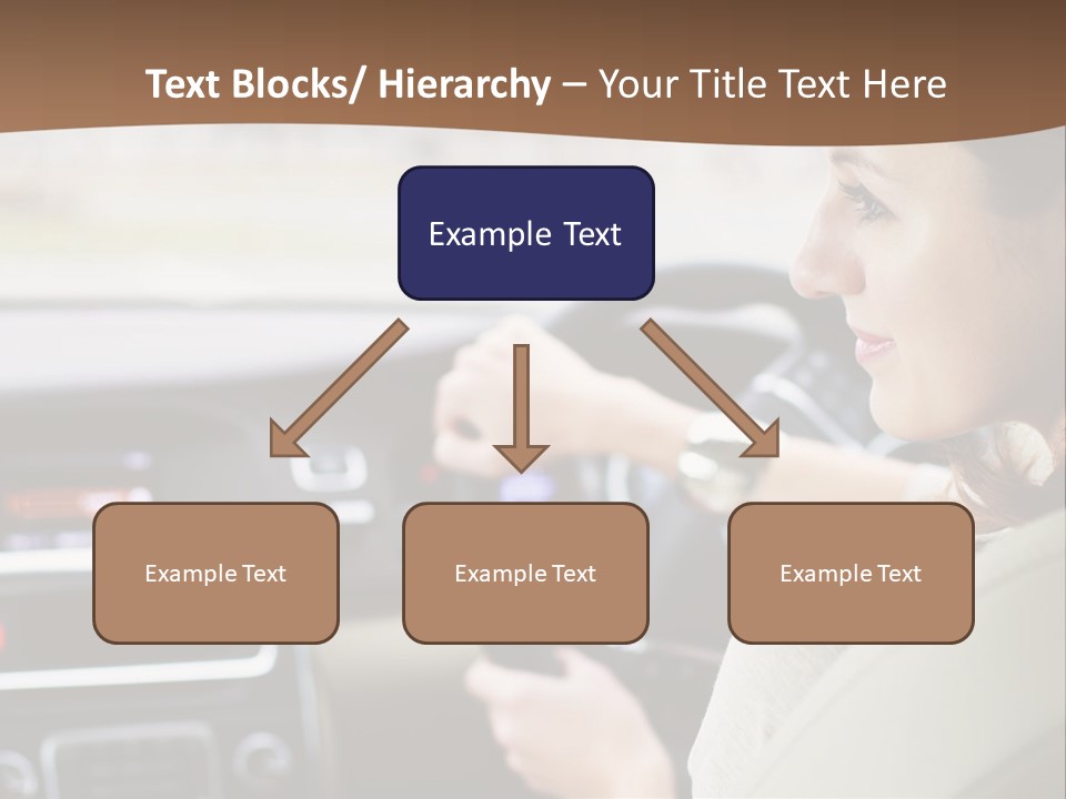 Driving Girl PowerPoint Template