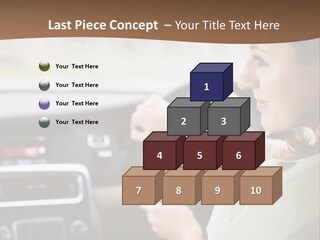 Driving Girl PowerPoint Template