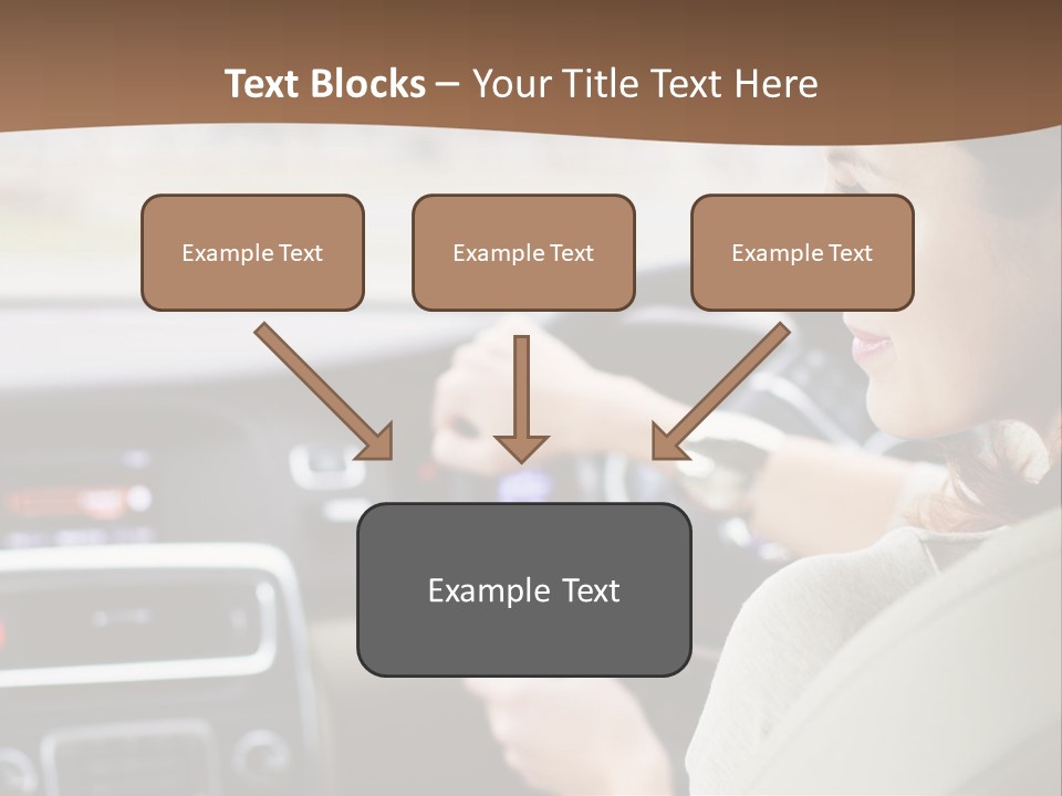 Driving Girl PowerPoint Template