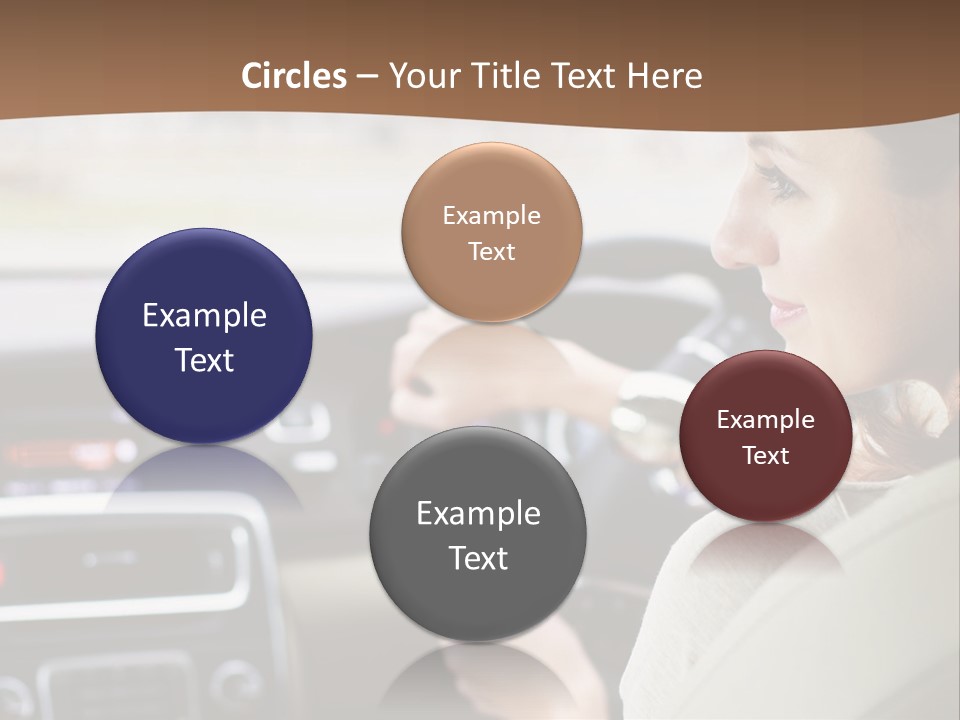 Driving Girl PowerPoint Template