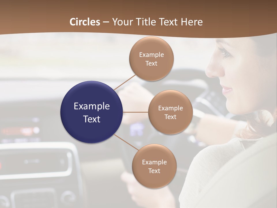 Driving Girl PowerPoint Template