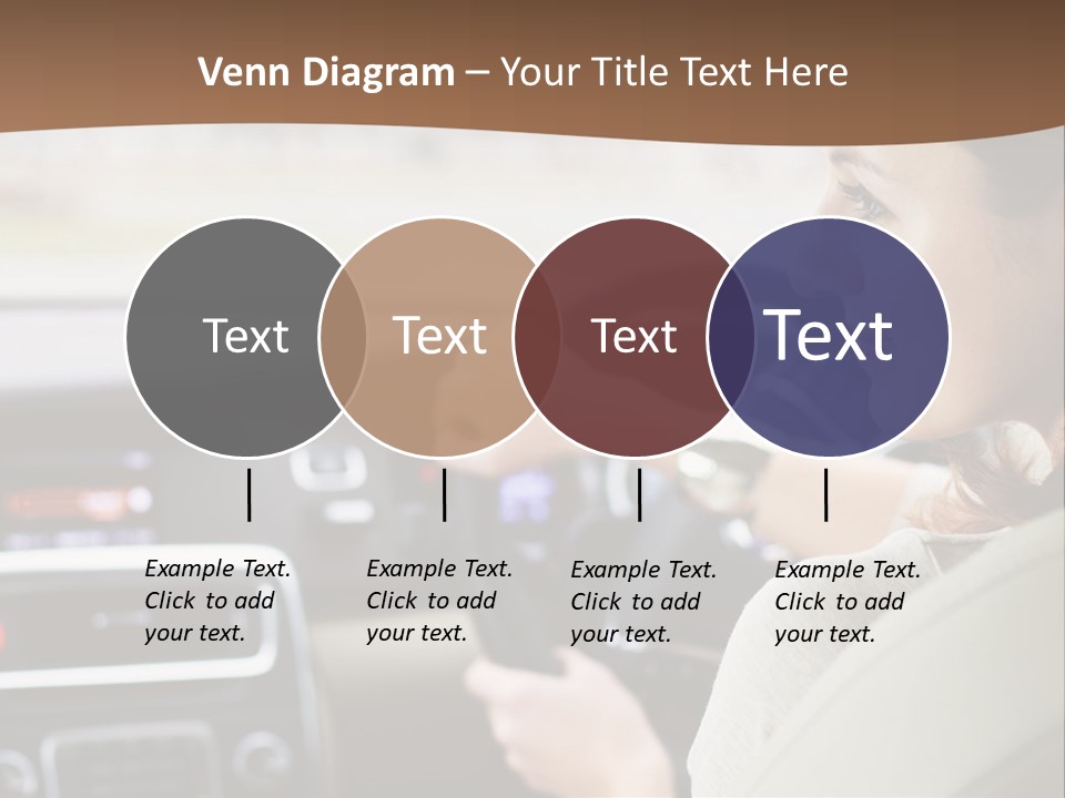 Driving Girl PowerPoint Template