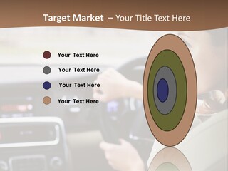 Driving Girl PowerPoint Template