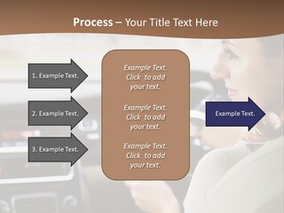 Driving Girl PowerPoint Template