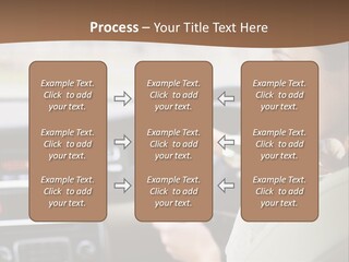 Driving Girl PowerPoint Template