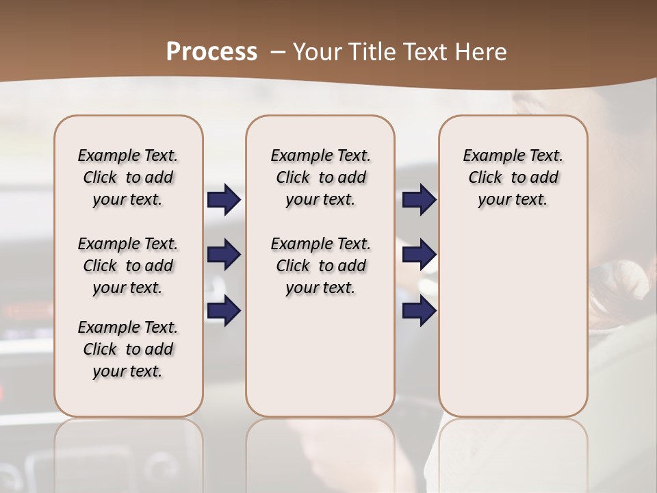 Driving Girl PowerPoint Template