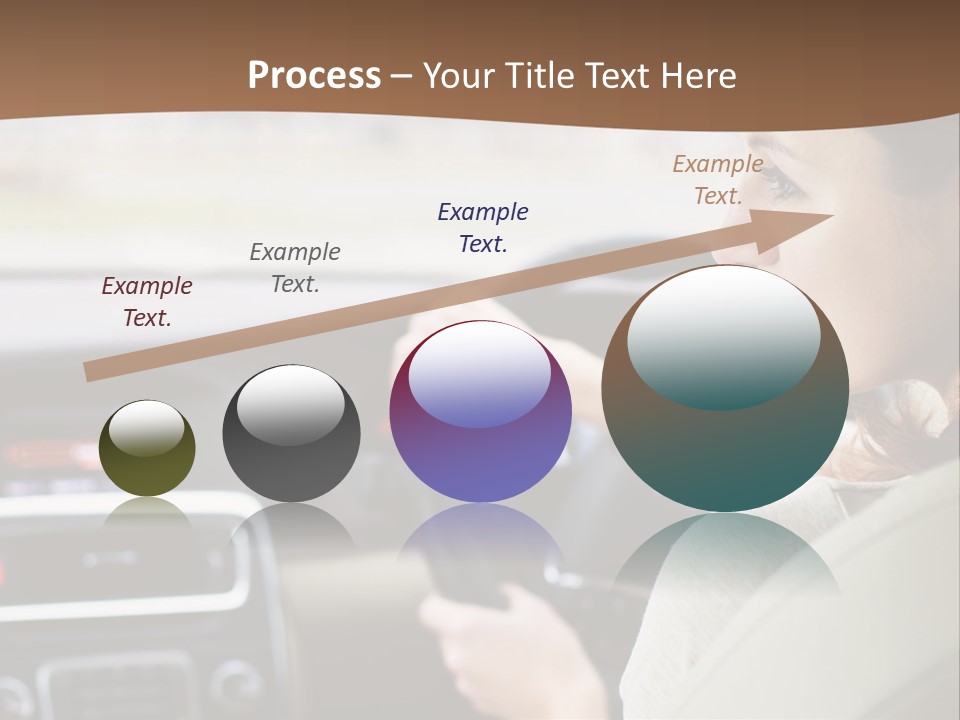 Driving Girl PowerPoint Template