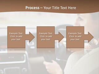 Driving Girl PowerPoint Template