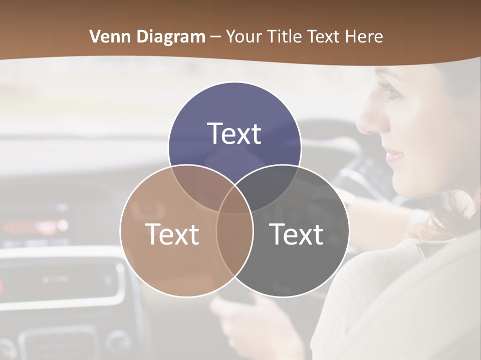 Driving Girl PowerPoint Template