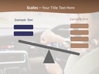 Driving Girl PowerPoint Template