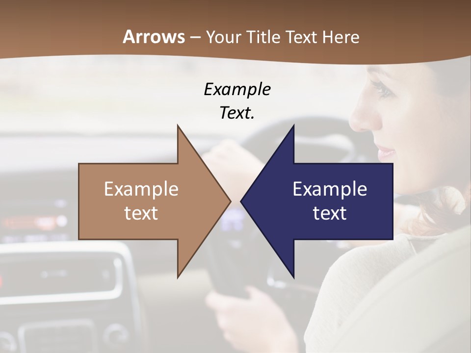 Driving Girl PowerPoint Template