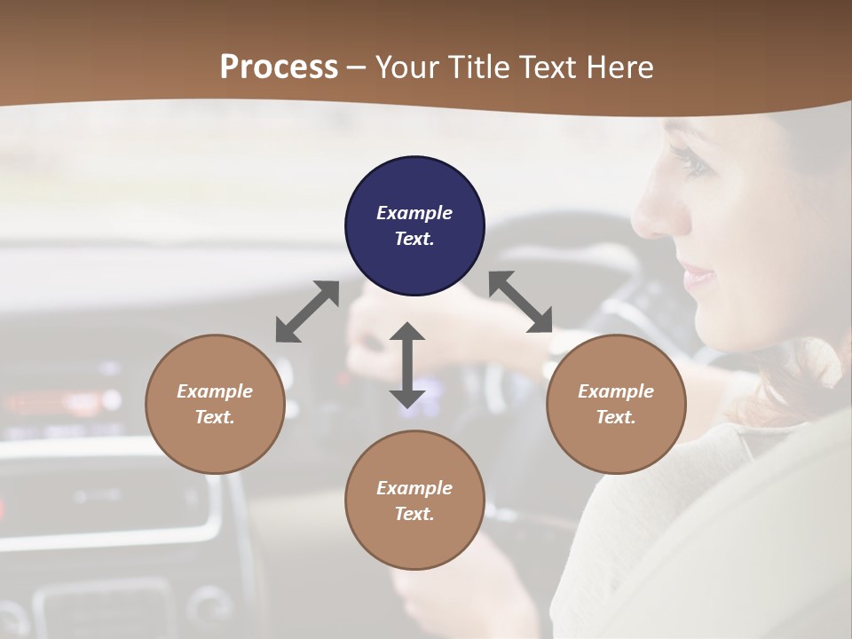 Driving Girl PowerPoint Template