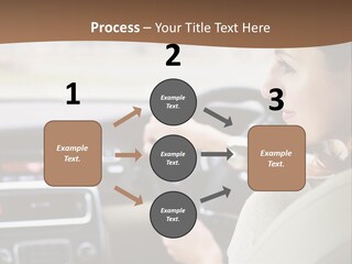 Driving Girl PowerPoint Template