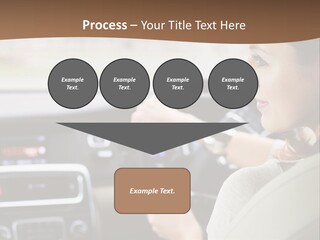 Driving Girl PowerPoint Template