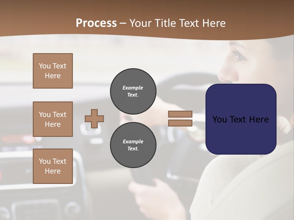 Driving Girl PowerPoint Template