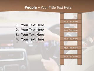 Driving Girl PowerPoint Template