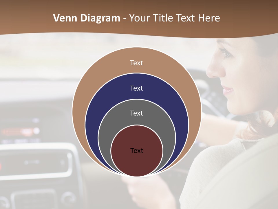 Driving Girl PowerPoint Template