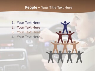 Driving Girl PowerPoint Template