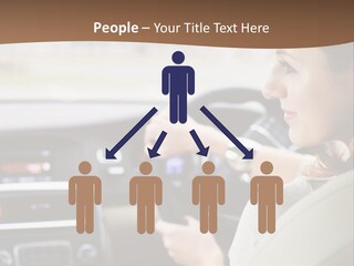 Driving Girl PowerPoint Template