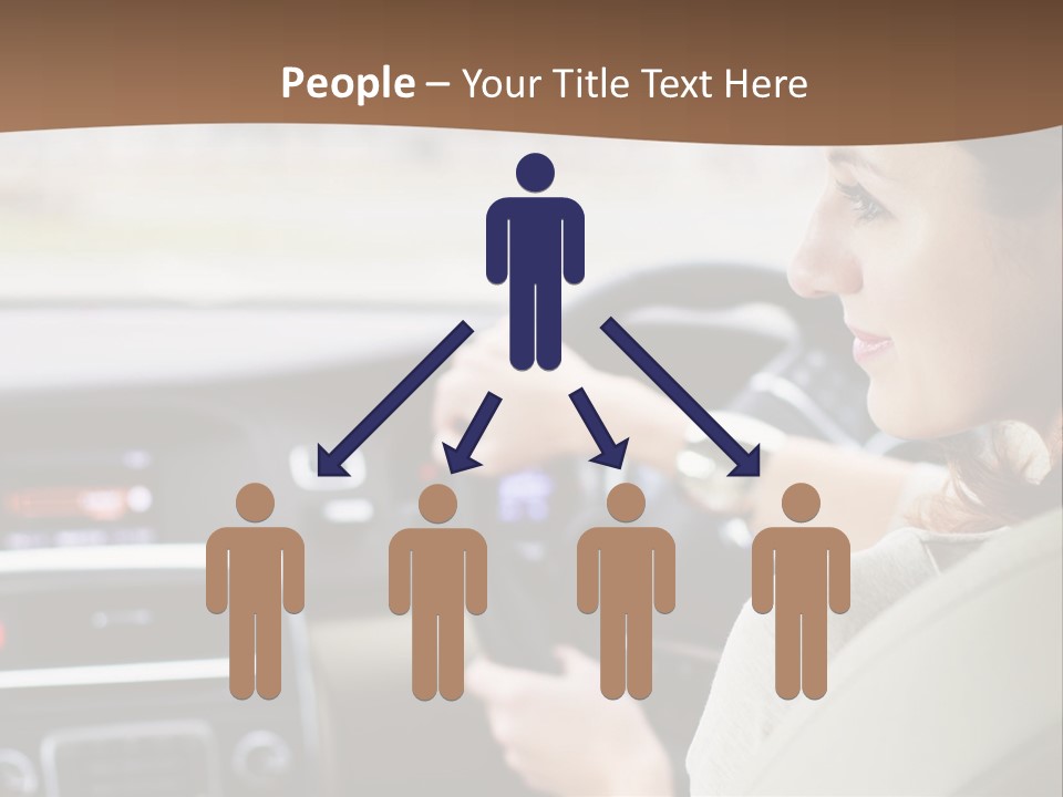 Driving Girl PowerPoint Template