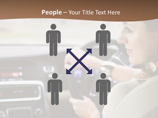 Driving Girl PowerPoint Template
