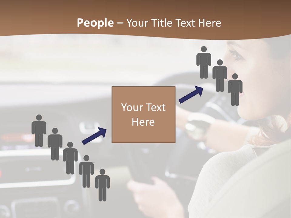 Driving Girl PowerPoint Template