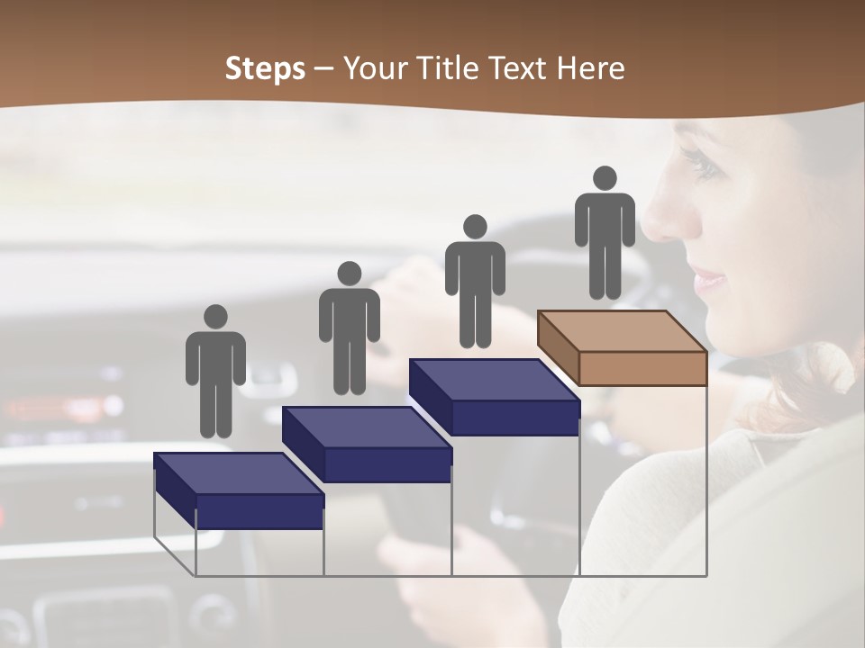 Driving Girl PowerPoint Template