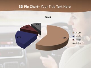 Driving Girl PowerPoint Template