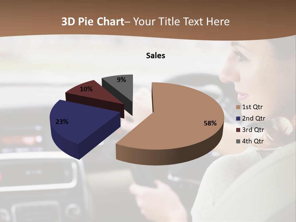 Driving Girl PowerPoint Template