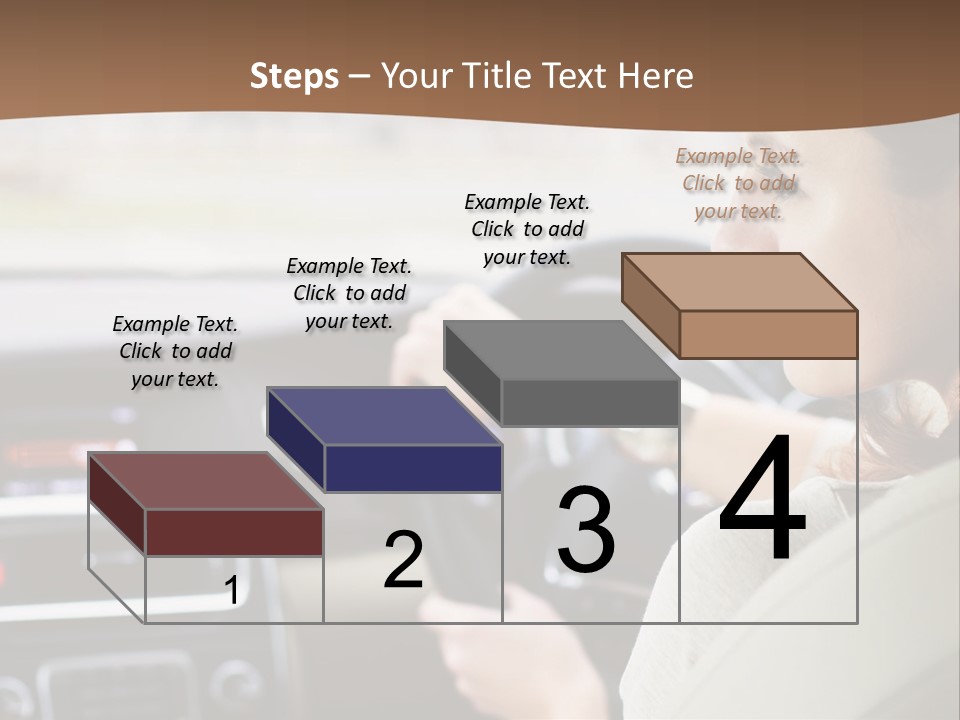 Driving Girl PowerPoint Template