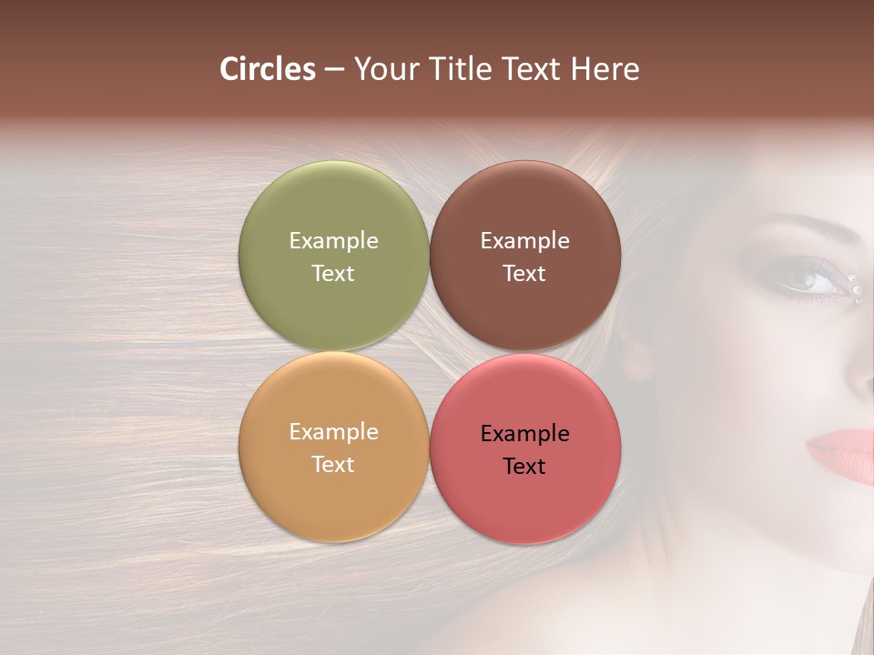 Long Hair Girl PowerPoint Template