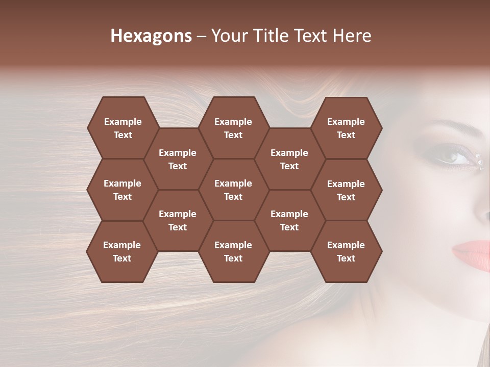 Long Hair Girl PowerPoint Template