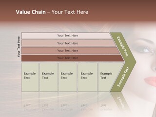 Long Hair Girl PowerPoint Template