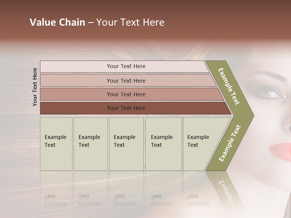 Long Hair Girl PowerPoint Template